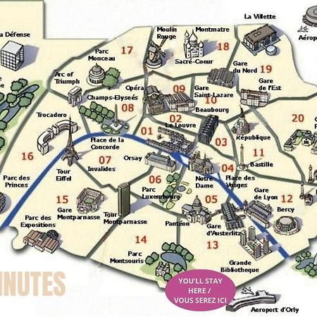 Appartement Cosy Au Calme A 20 Min De Paris Villejuif Luaran gambar