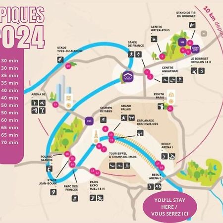 Appartement Cosy Au Calme A 20 Min De Paris Villejuif Luaran gambar